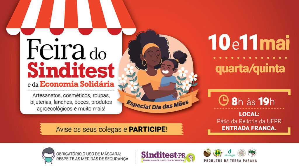 Feira do Sinditest PR promove edição especial de Dia das Mães Sinditest